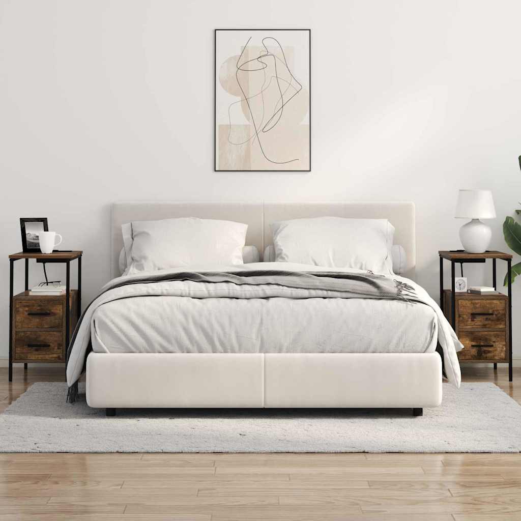 Natskab 2 stk. Røget eg 30 x 48 x 61 cm Konstrueret træ