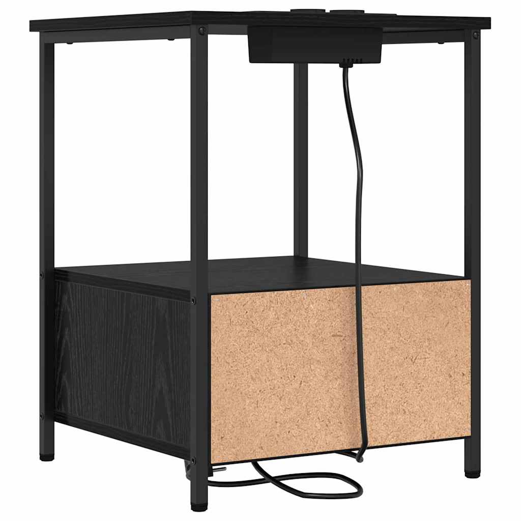 Natskab Sort eg 42 x 41 x 56 cm Konstrueret træ