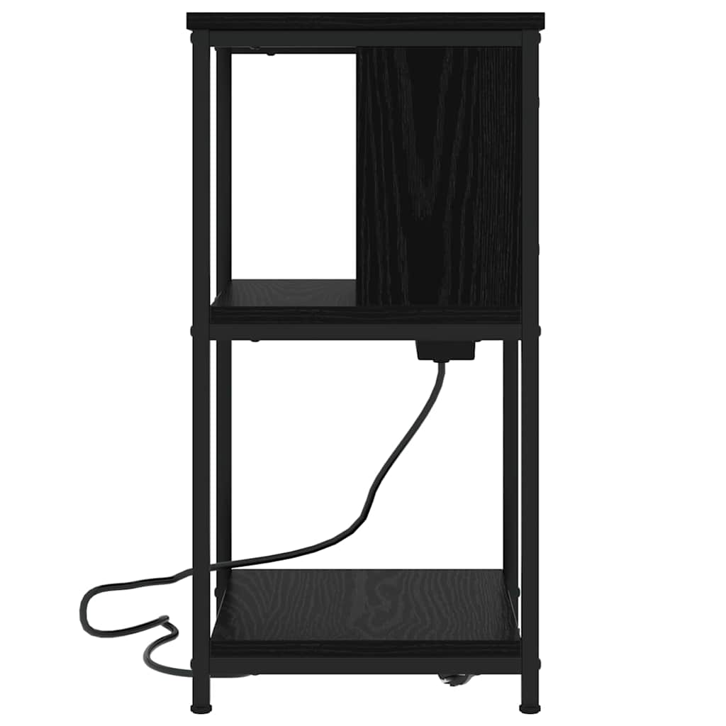Natskab Sort eg 38 x 31 x 61 cm Konstrueret træ