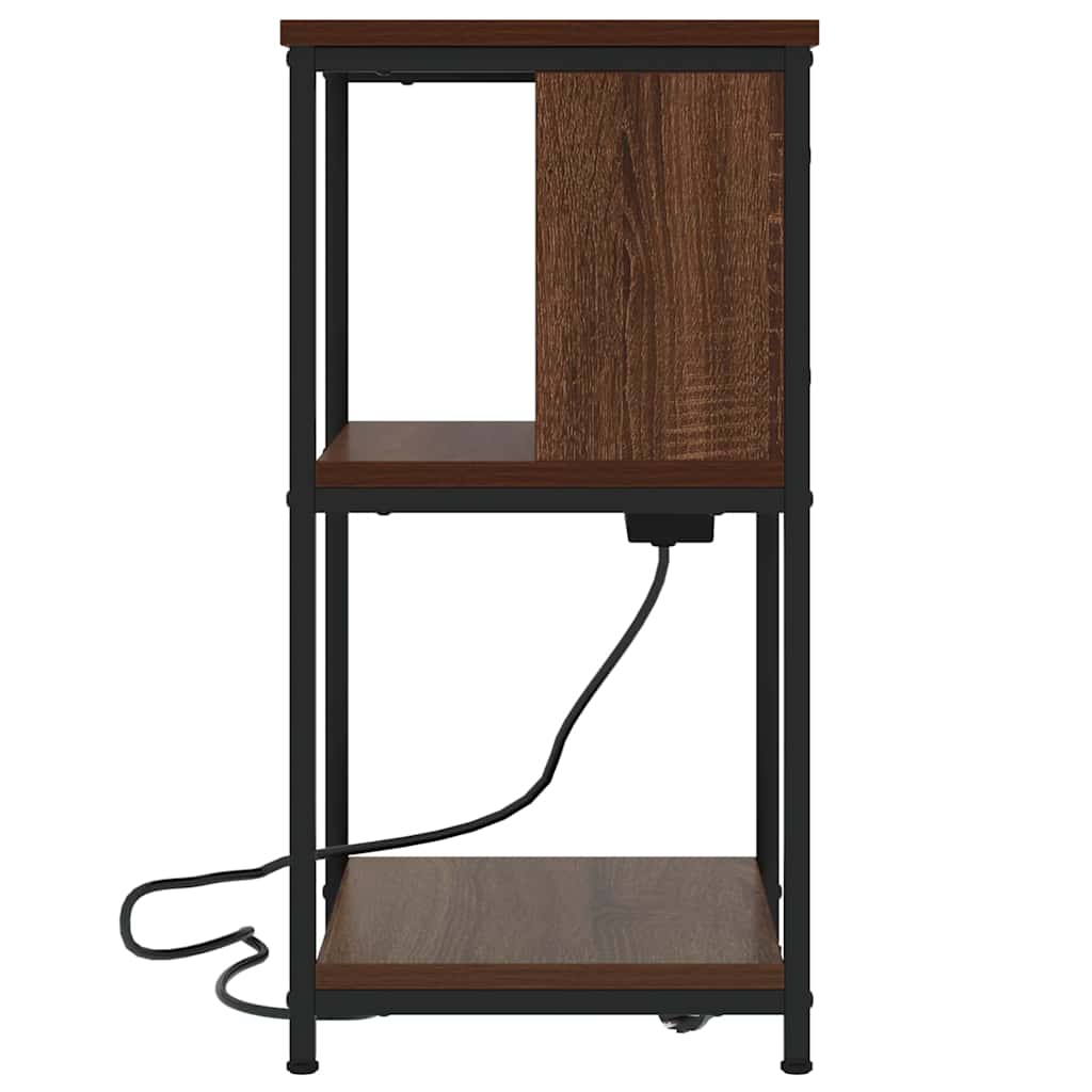 Natskab Brun eg 38 x 31 x 61 cm Konstrueret træ