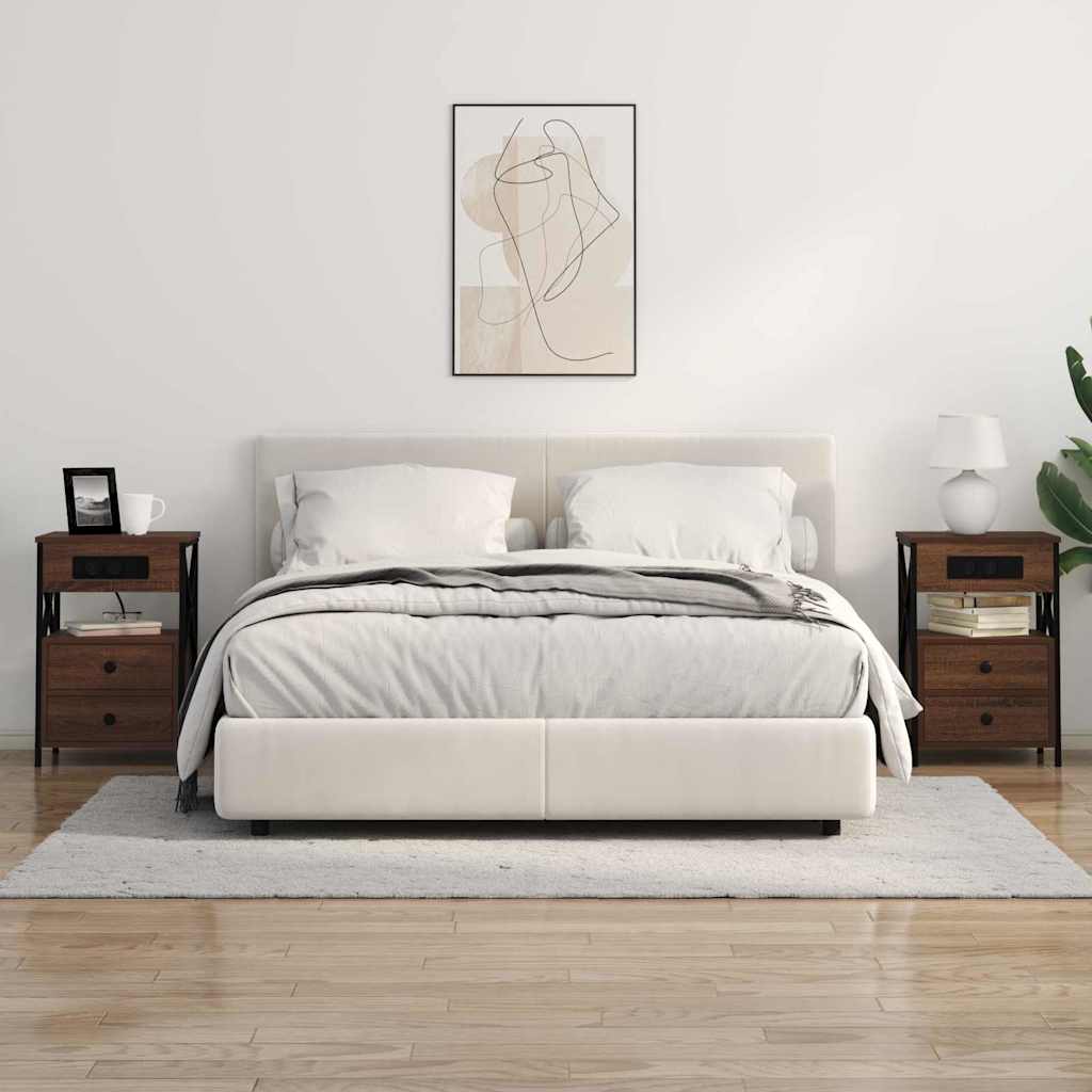 Natskab Brun eg 40 x 31 x 60 cm Konstrueret træ