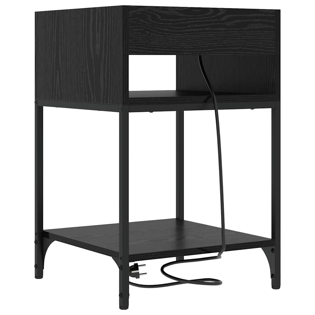 Natskab Sort eg 40 x 40 x 61 cm Konstrueret træ