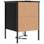 Natskab Sort eg 42 x 41 x 61 cm Konstrueret træ