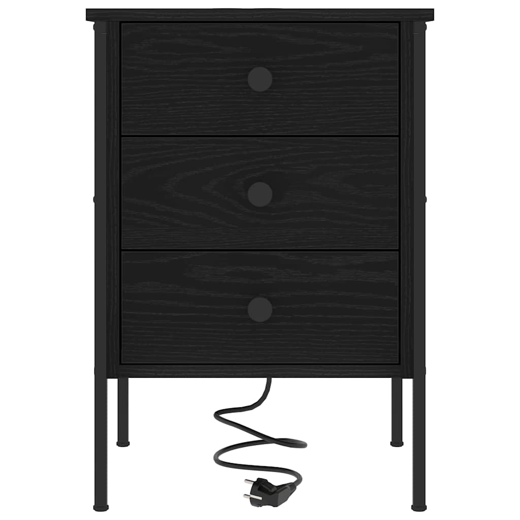 Natskab Sort eg 42 x 41 x 61 cm Konstrueret træ