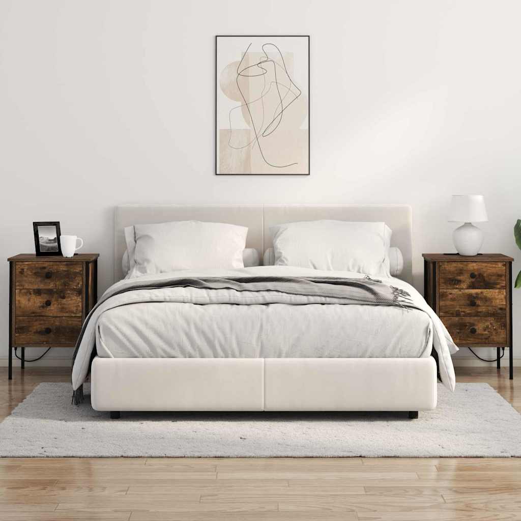 Natskab Røget eg 42 x 41 x 61 cm Konstrueret træ
