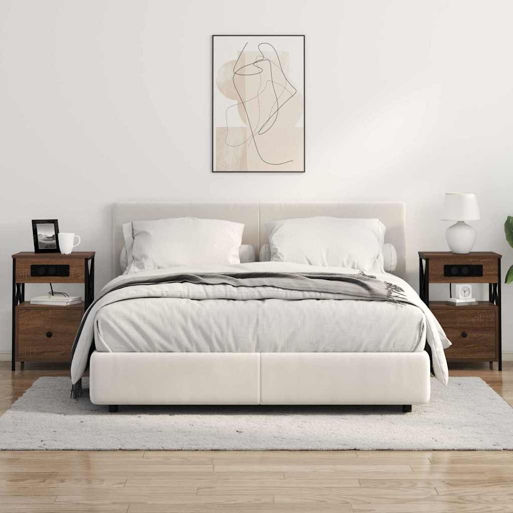 Natskab Brun eg 40 x 31 x 60 cm Konstrueret træ
