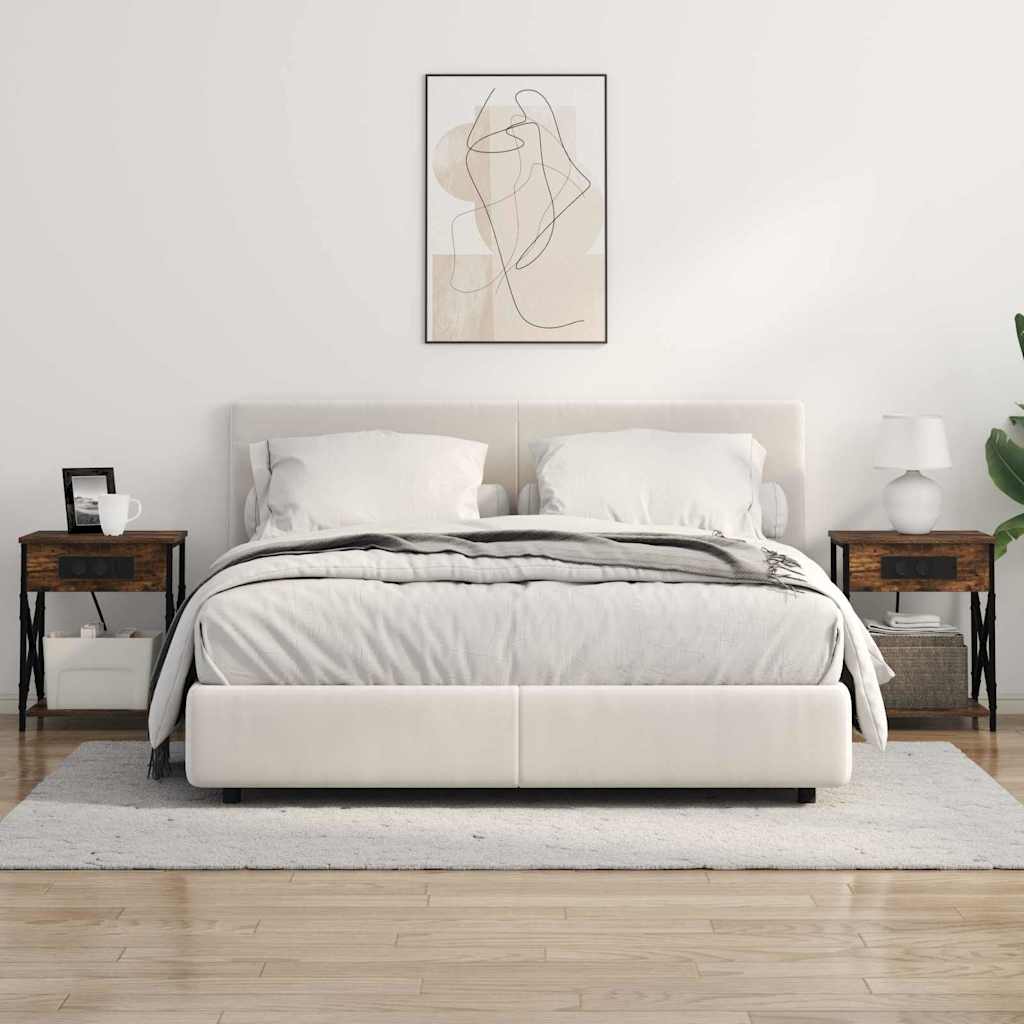 Natskab 2 stk. Røget eg 41 x 31 x 51 cm Konstrueret træ