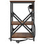 Natskab Brun eg 41 x 31 x 51 cm Konstrueret træ