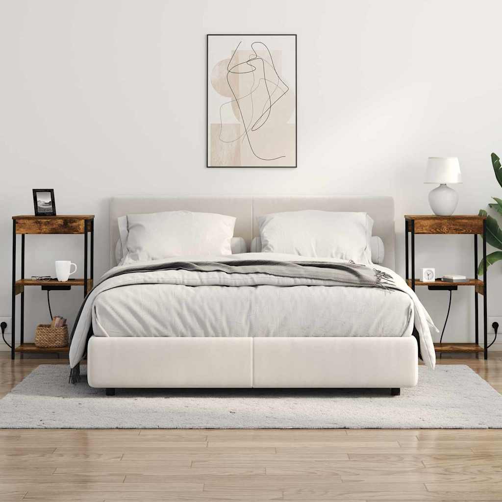 Natskab Røget eg 41 x 31 x 76 cm Konstrueret træ