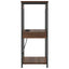 Natskab Brun eg 41 x 31 x 76 cm Konstrueret træ