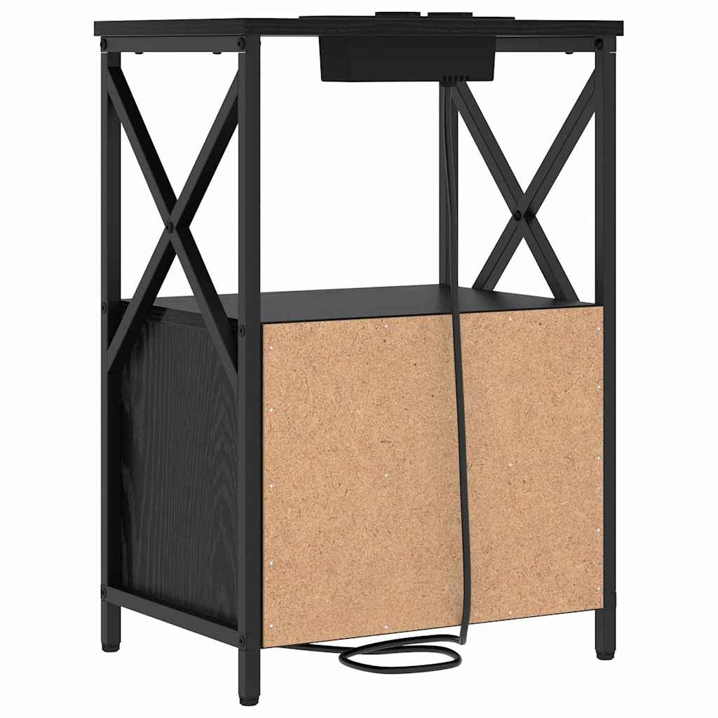 Natskab Sort eg 40 x 31 x 60 cm Konstrueret træ