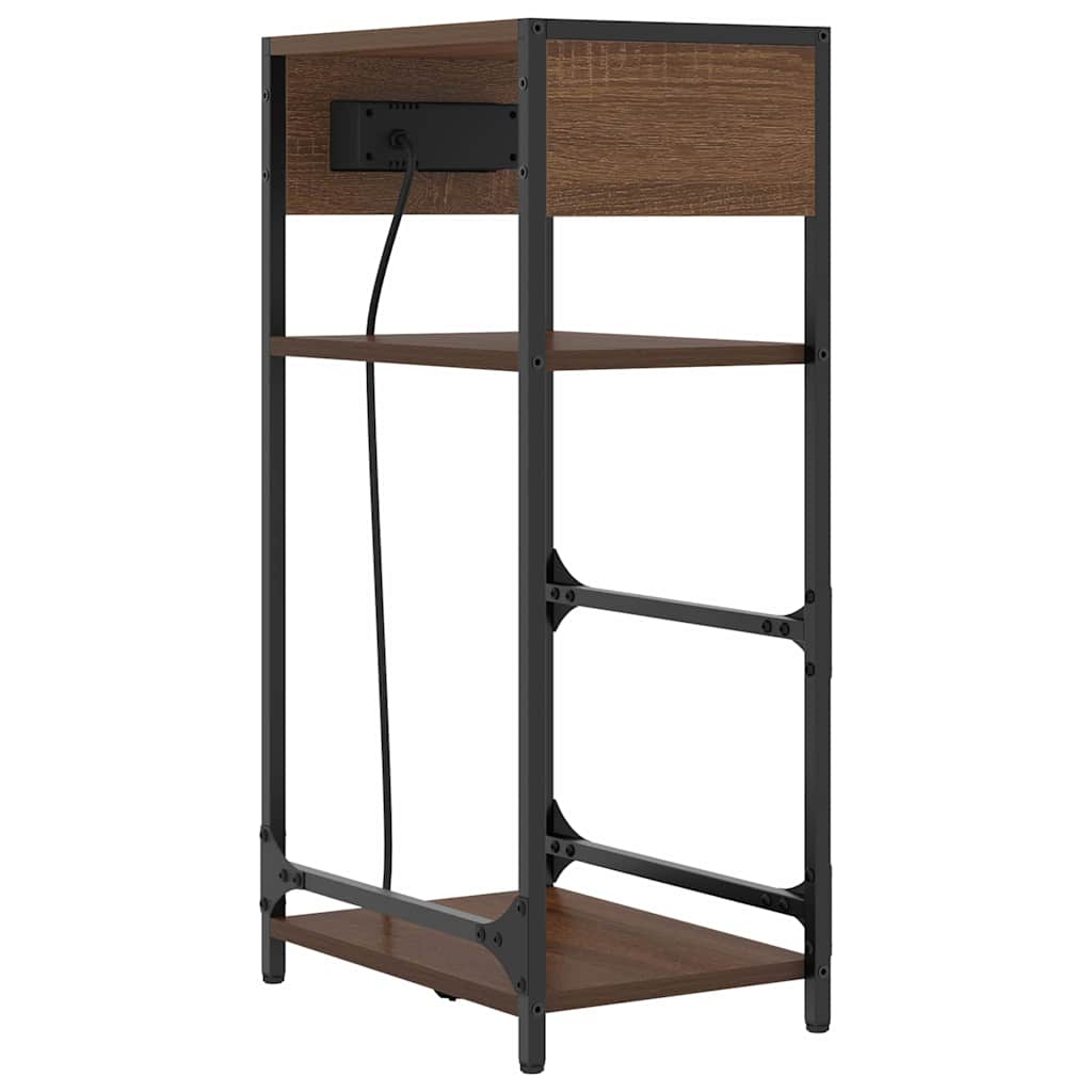 Natskab Brun eg 40 x 27 x 76 cm Konstrueret træ