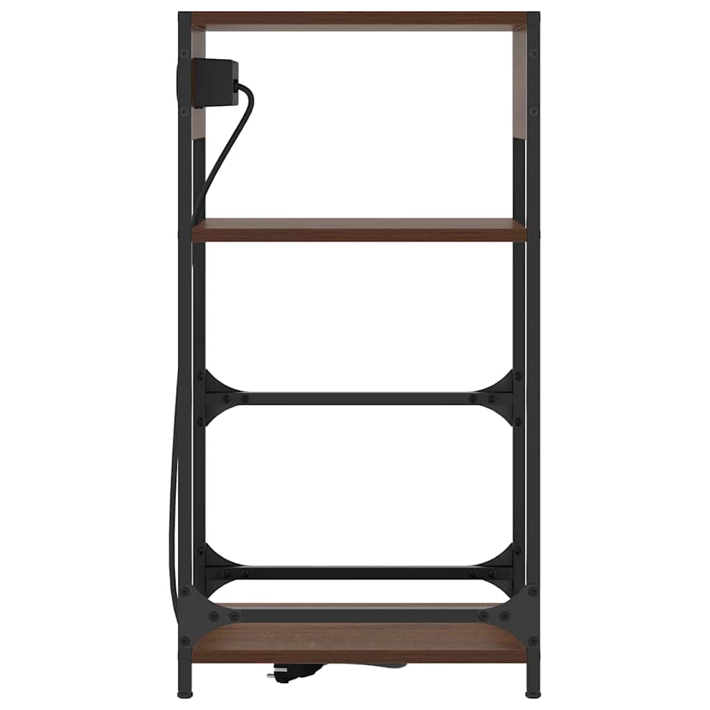 Natskab Brun eg 40 x 27 x 76 cm Konstrueret træ