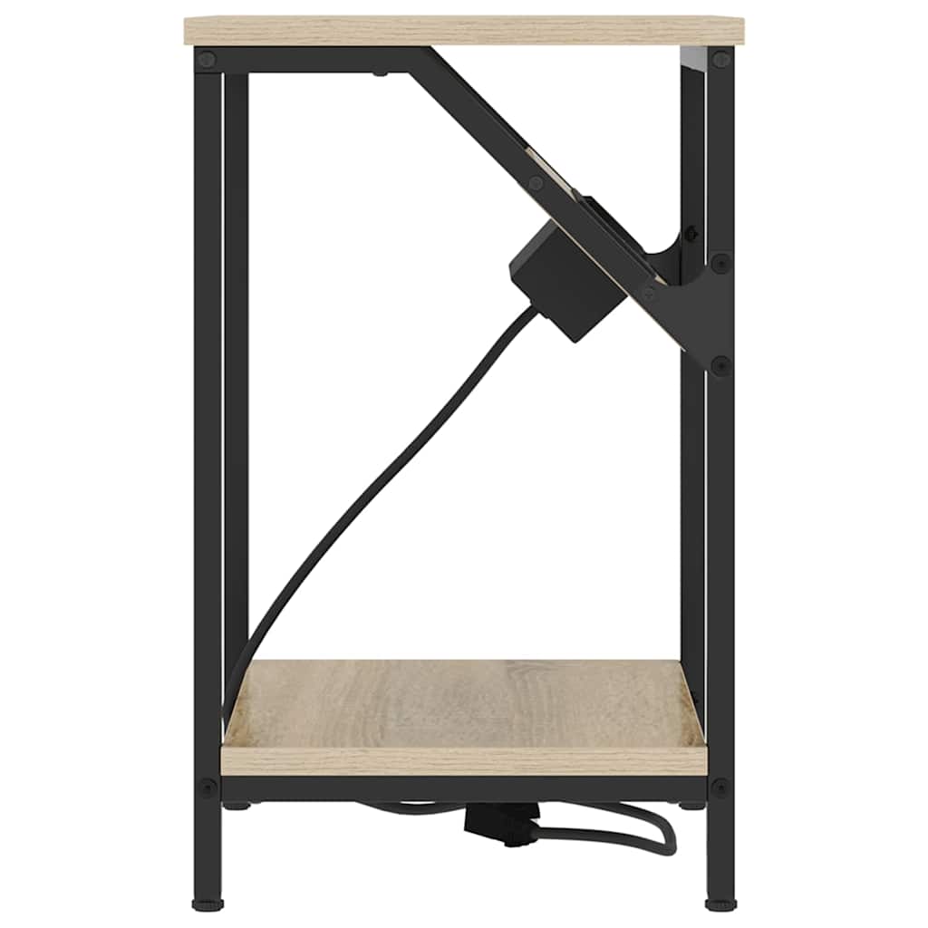 Natskab 2 stk. Sonoma eg 38 x 30 x 48 cm Konstrueret træ