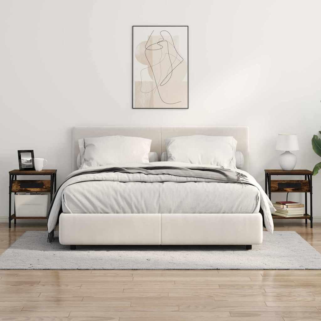 Natskab 2 stk. Røget eg 38 x 30 x 48 cm Konstrueret træ