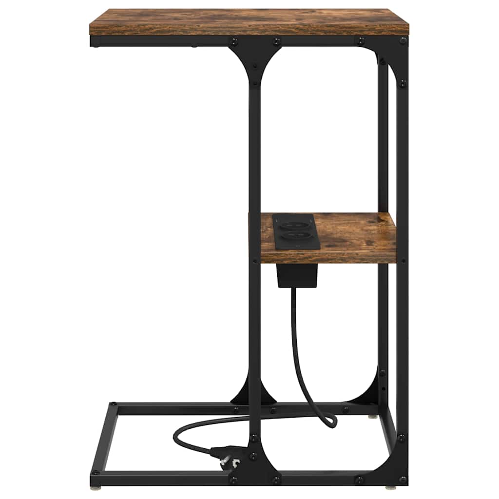 Natskab Røget eg 41,5 x 26 x 60,5 cm Konstrueret træ