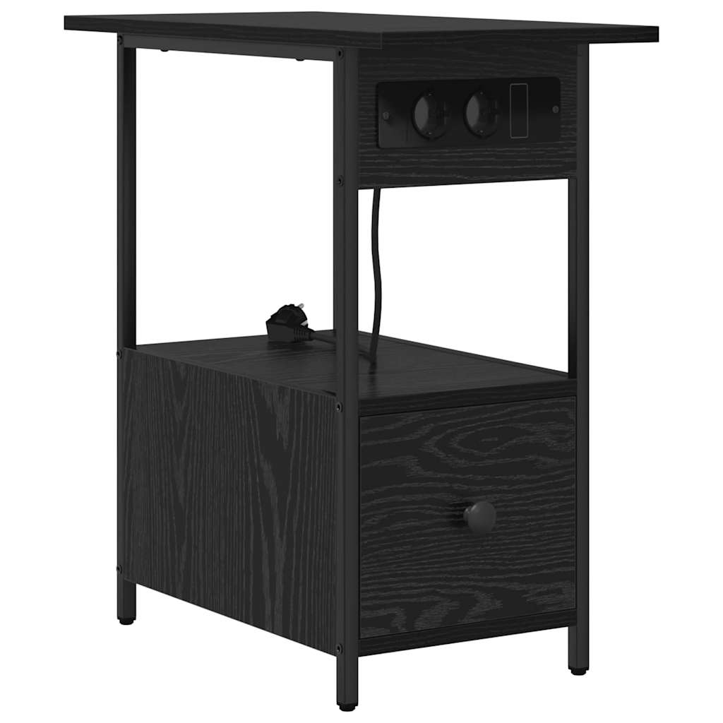 Natskab Sort eg 60 x 30 x 61 cm Konstrueret træ