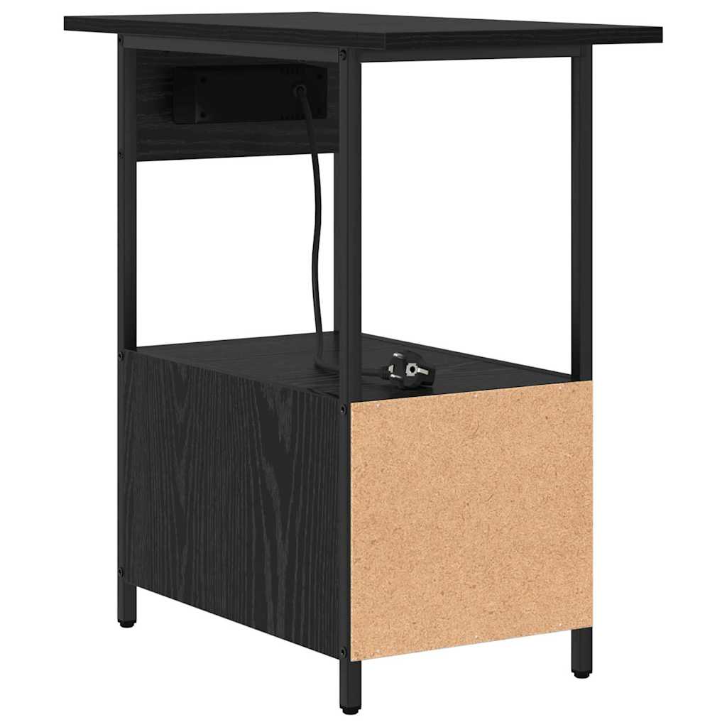 Natskab Sort eg 60 x 30 x 61 cm Konstrueret træ