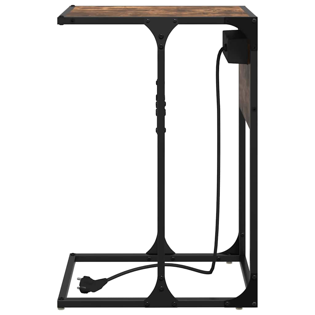 Natskab Røget eg 41,5 x 26 x 60,5 cm Konstrueret træ