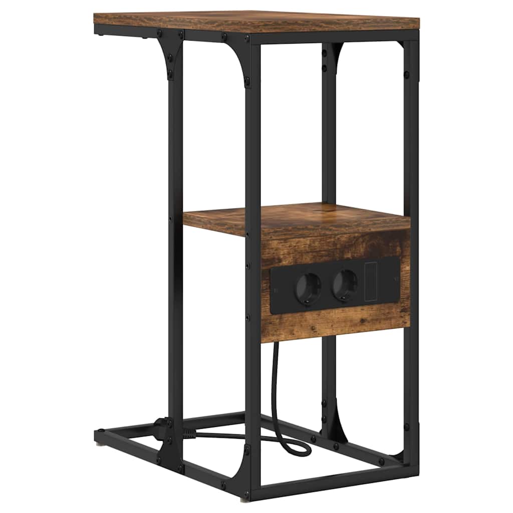 Natskab Røget eg 41,5 x 26 x 60,5 cm Konstrueret træ