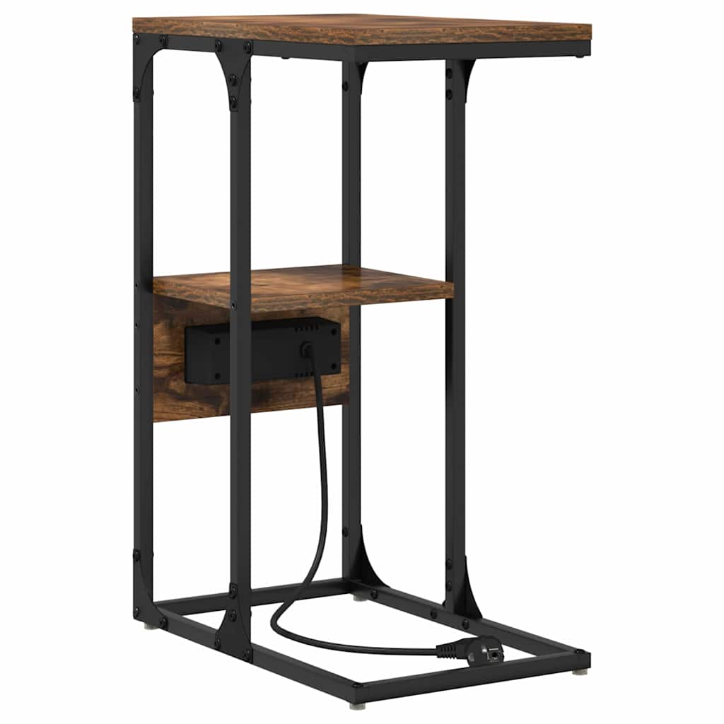 Natskab Røget eg 41,5 x 26 x 60,5 cm Konstrueret træ