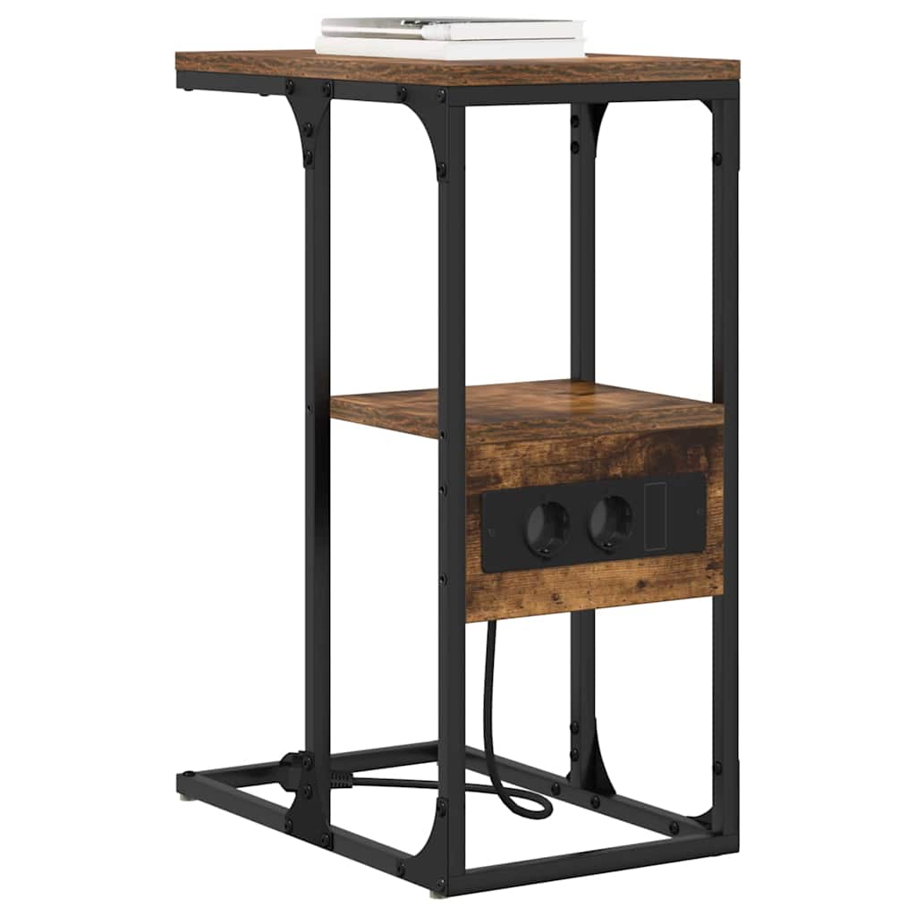 Natskab Røget eg 41,5 x 26 x 60,5 cm Konstrueret træ