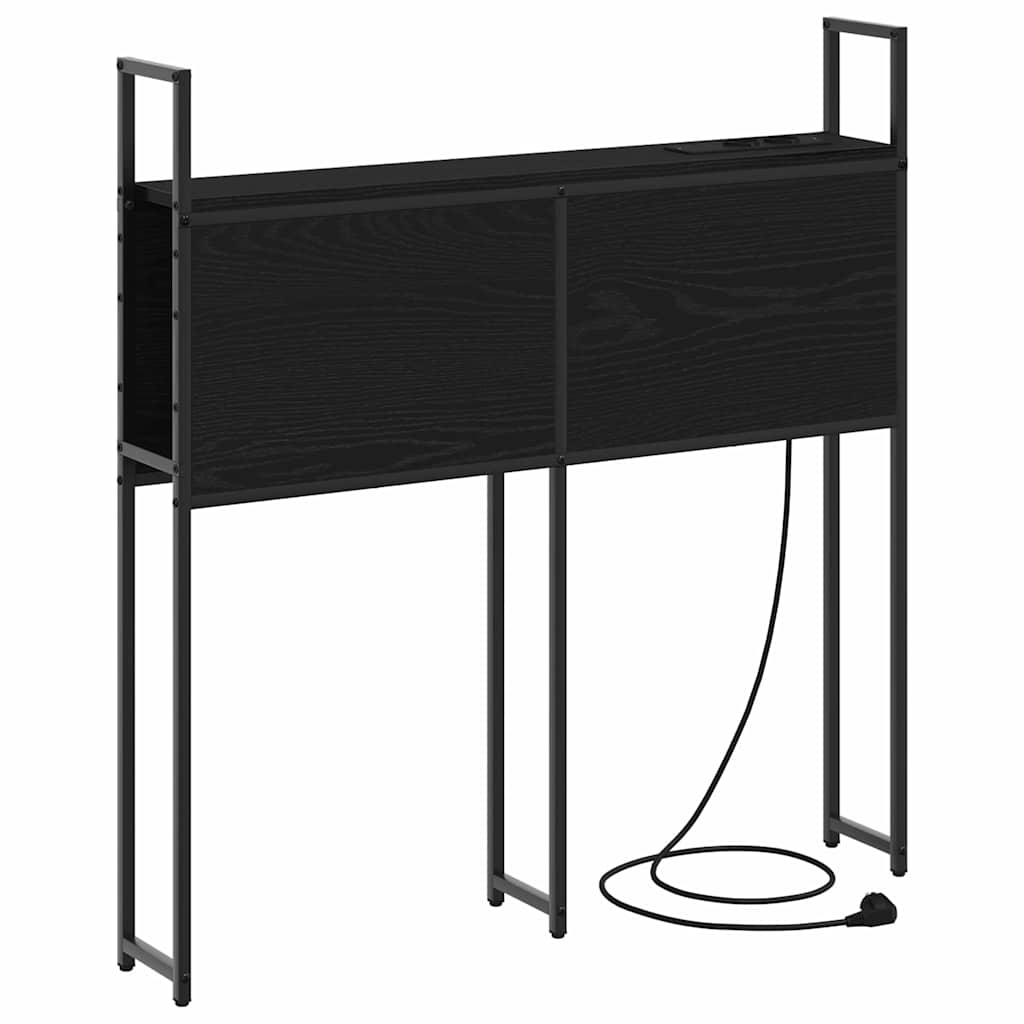 Opbevaringshovedgavl med Opladningsstation Sort eg