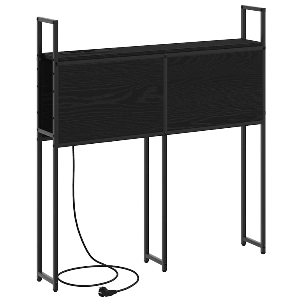 Opbevaringshovedgavl med Opladningsstation Sort eg