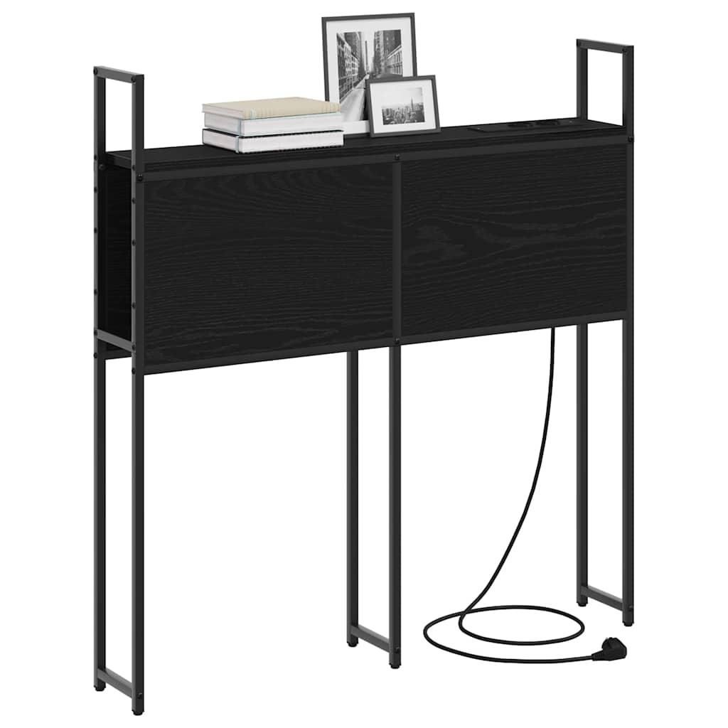 Opbevaringshovedgavl med Opladningsstation Sort eg