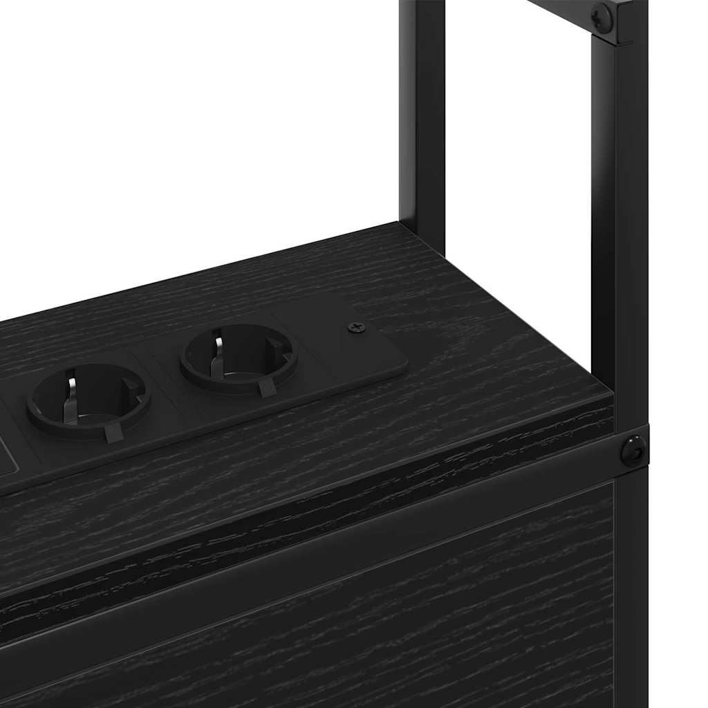 Opbevaringshovedgavl med Opladningsstation Sort eg