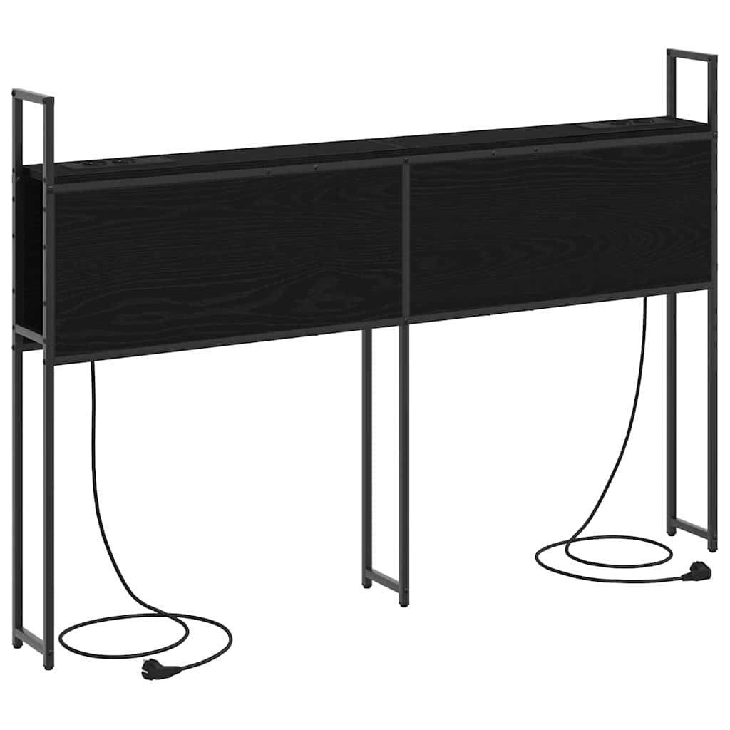 Opbevaringshovedgavl med Opladningsstation Sort eg