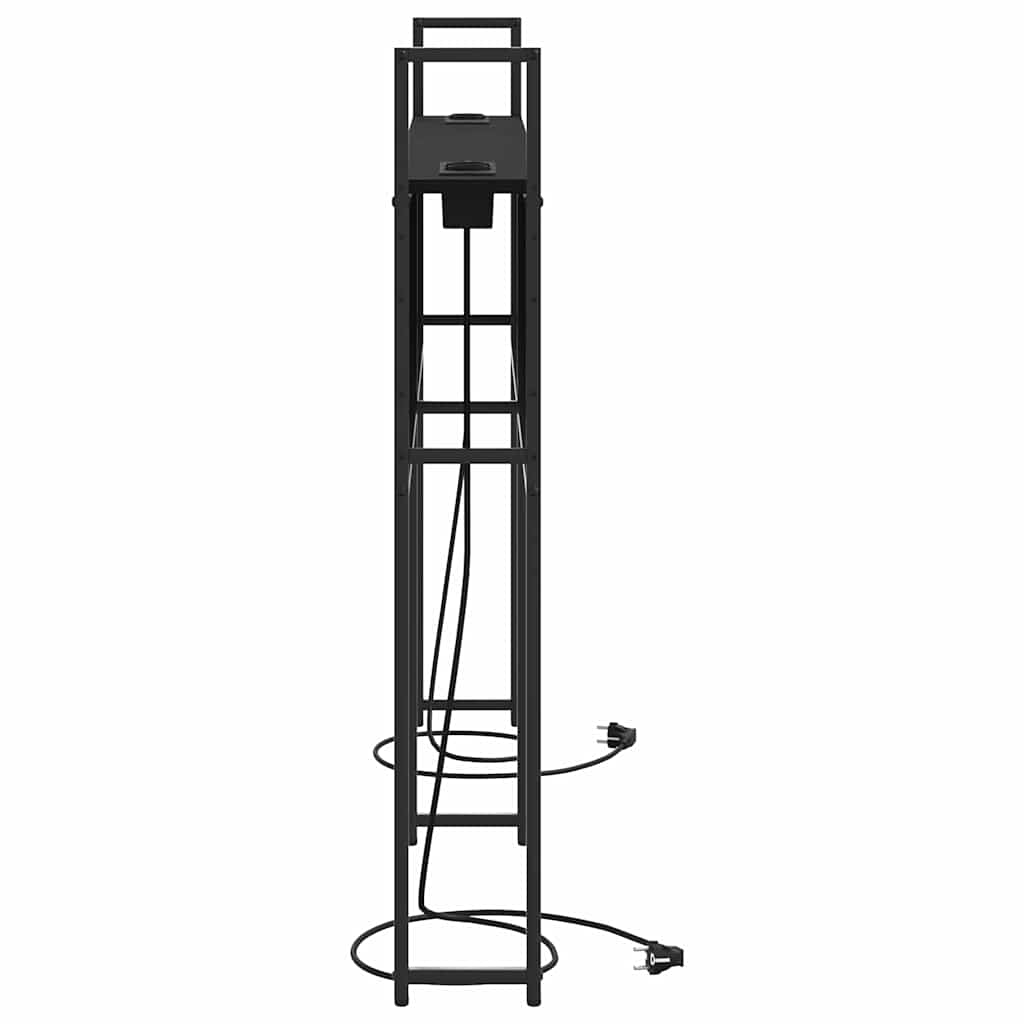 Opbevaringshovedgavl med Opladningsstation Sort eg