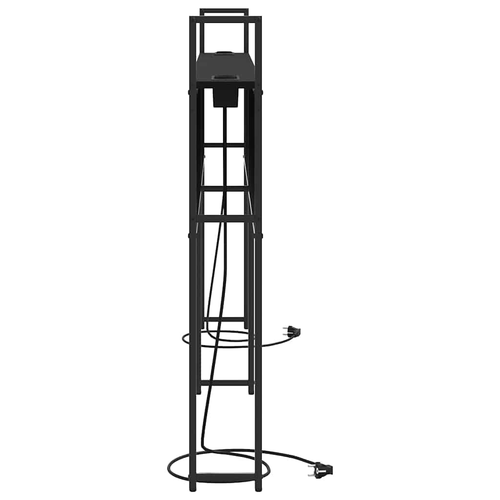 Opbevaringshovedgavl med Opladningsstation Sort eg