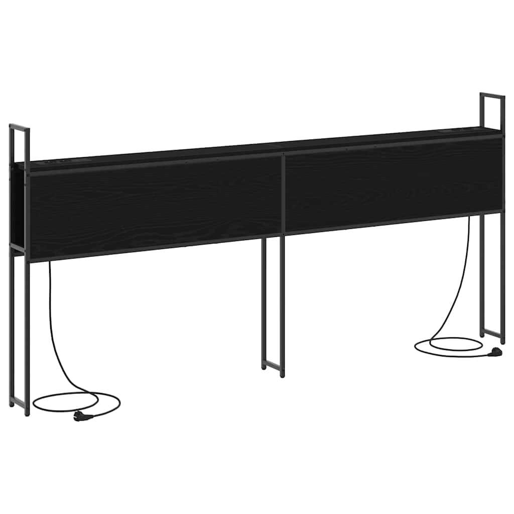 Opbevaringshovedgavl med Opladningsstation Sort eg