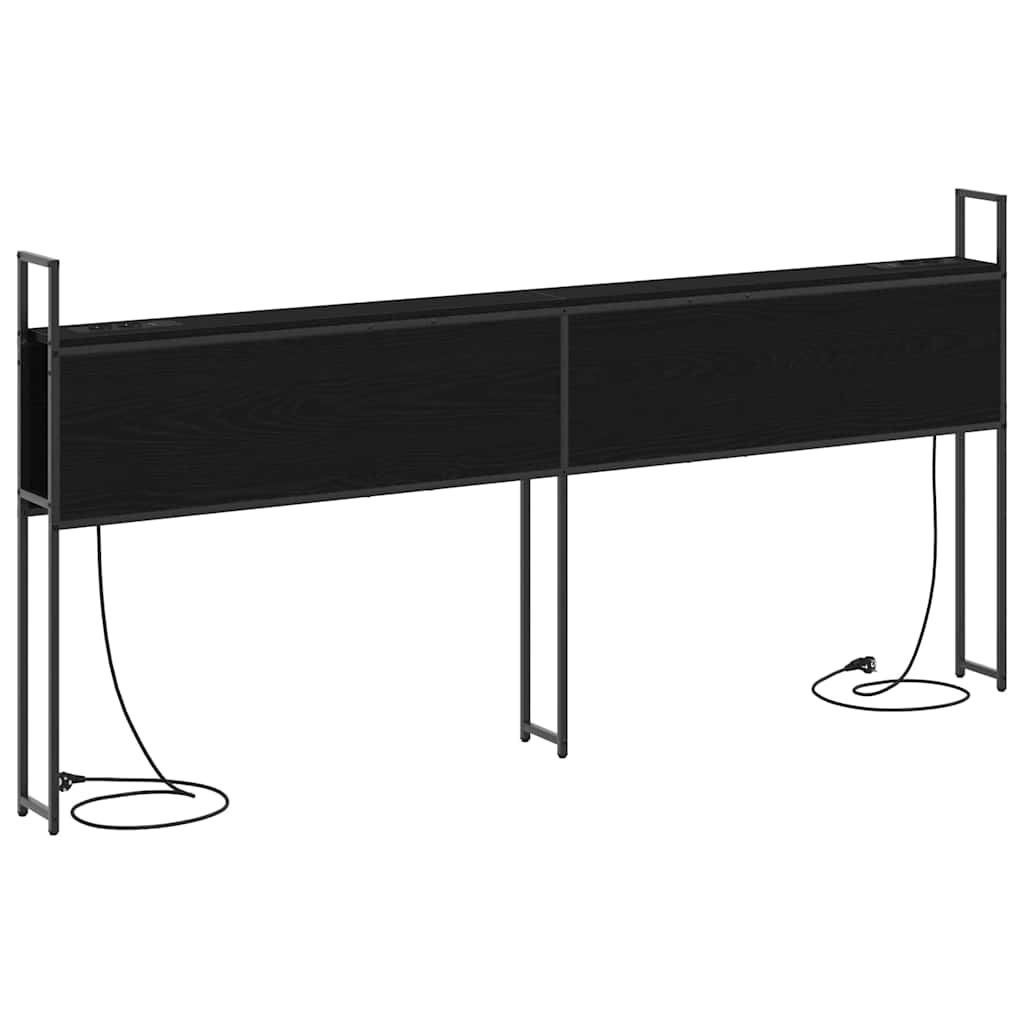 Opbevaringshovedgavl med Opladningsstation Sort eg