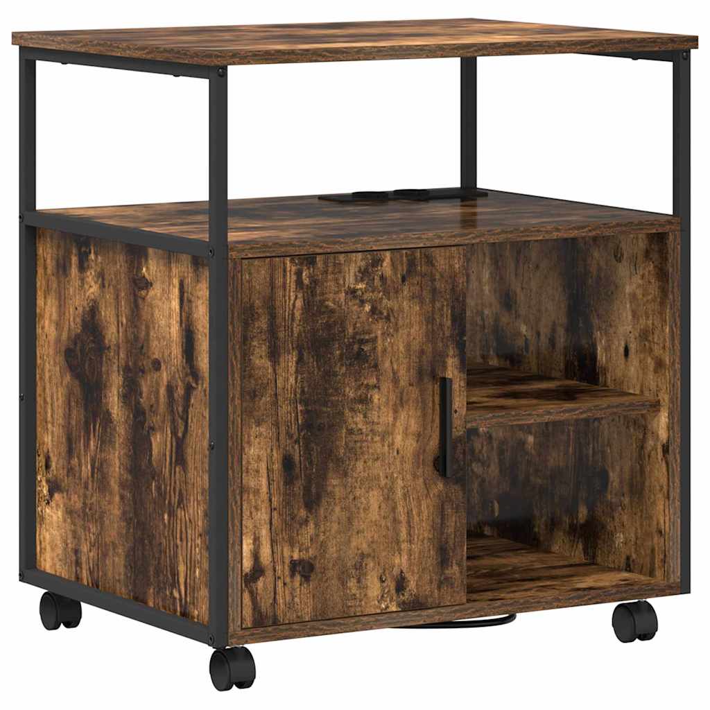 Skab med Opladningsstation 61 x 46 x 67 cm Konstrueret træ