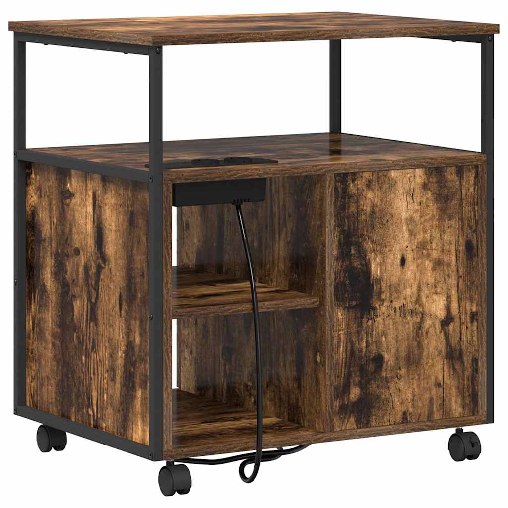 Skab med Opladningsstation 61 x 46 x 67 cm Konstrueret træ