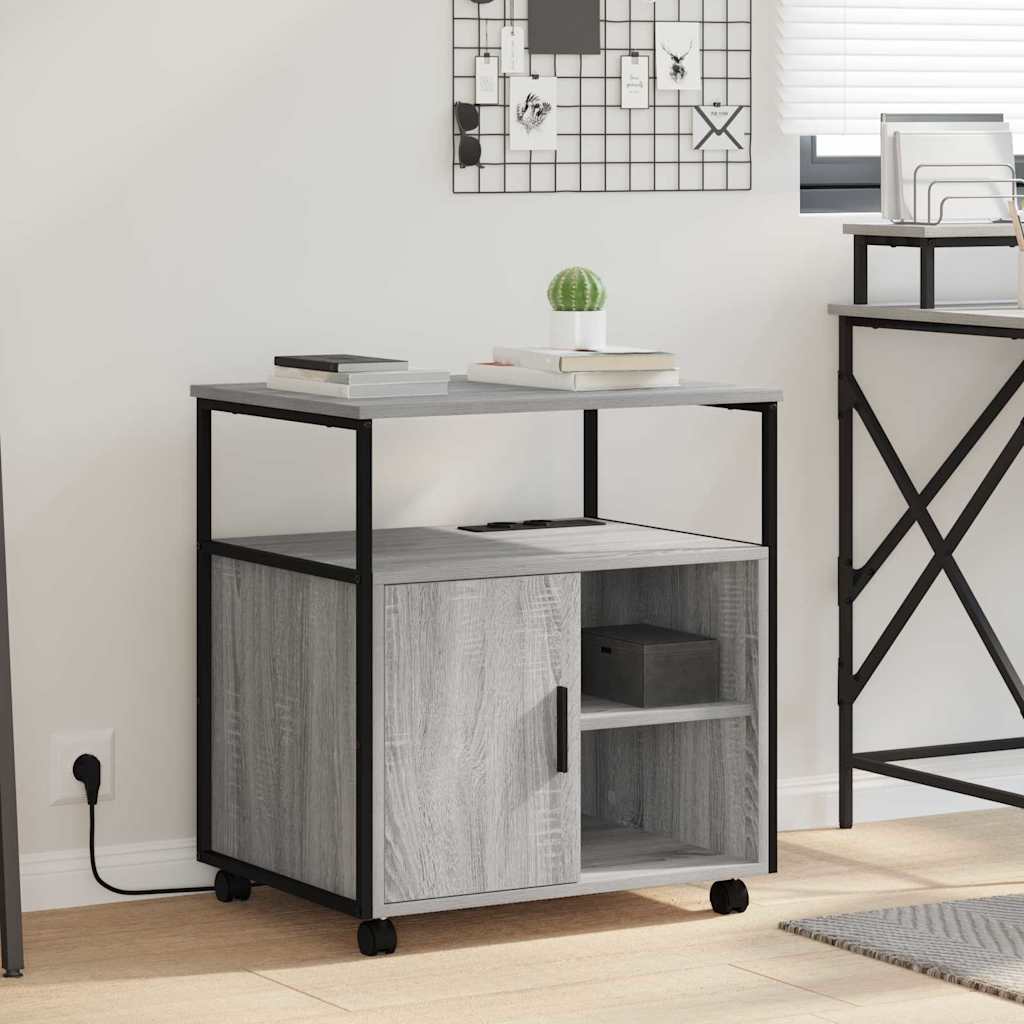 Skab med Opladningsstation 61 x 46 x 67 cm Konstrueret træ