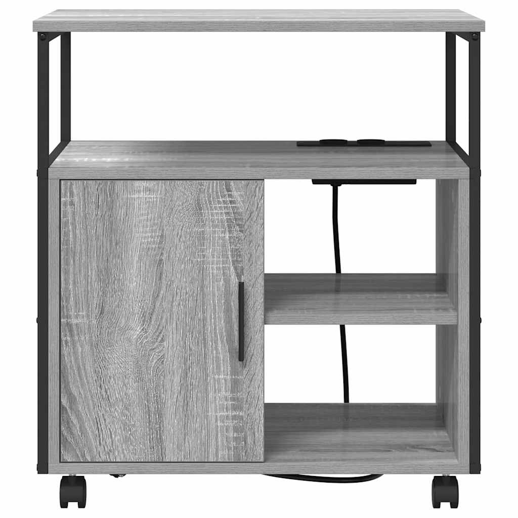 Skab med Opladningsstation 61 x 46 x 67 cm Konstrueret træ