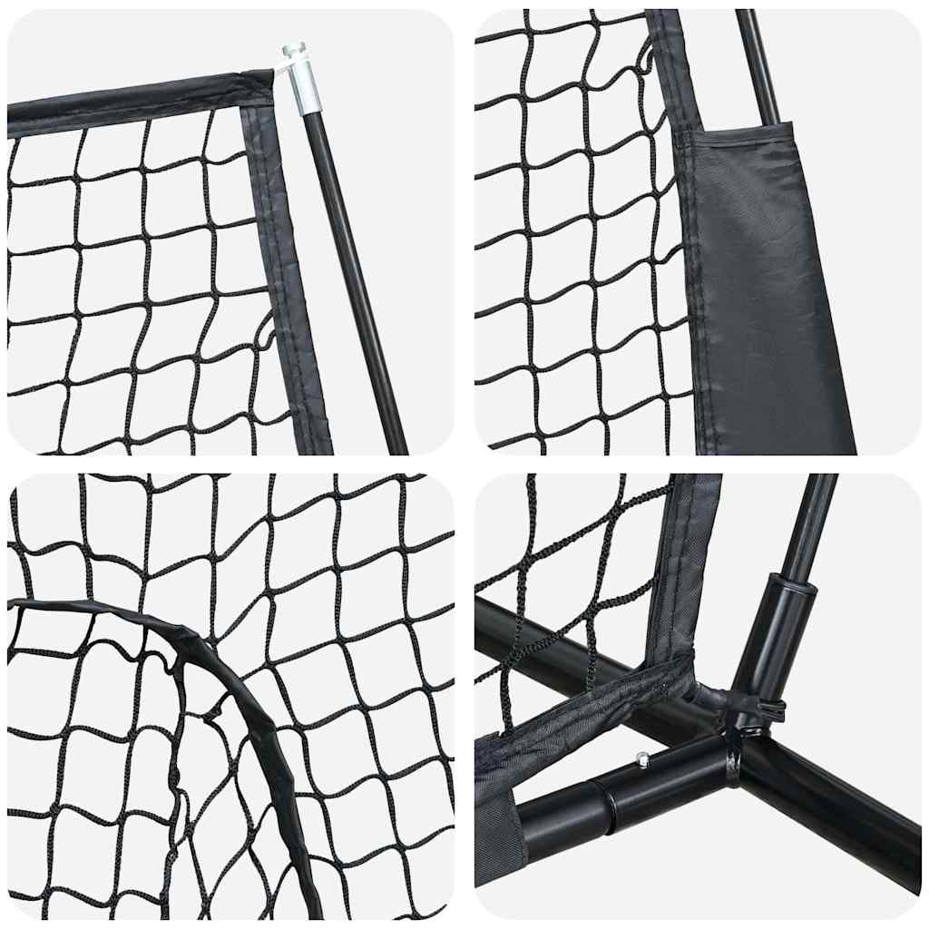 Baseball øvelsesnet Sort 250 x 106 x 209 cm Polyester