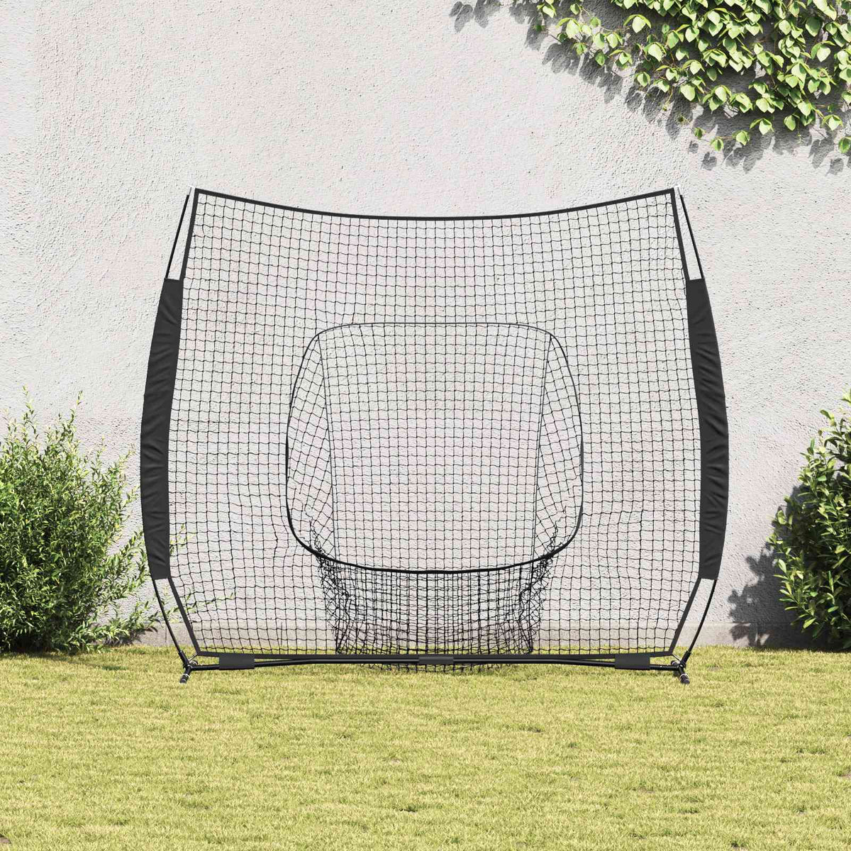 Baseball øvelsesnet Sort 250 x 106 x 209 cm Polyester