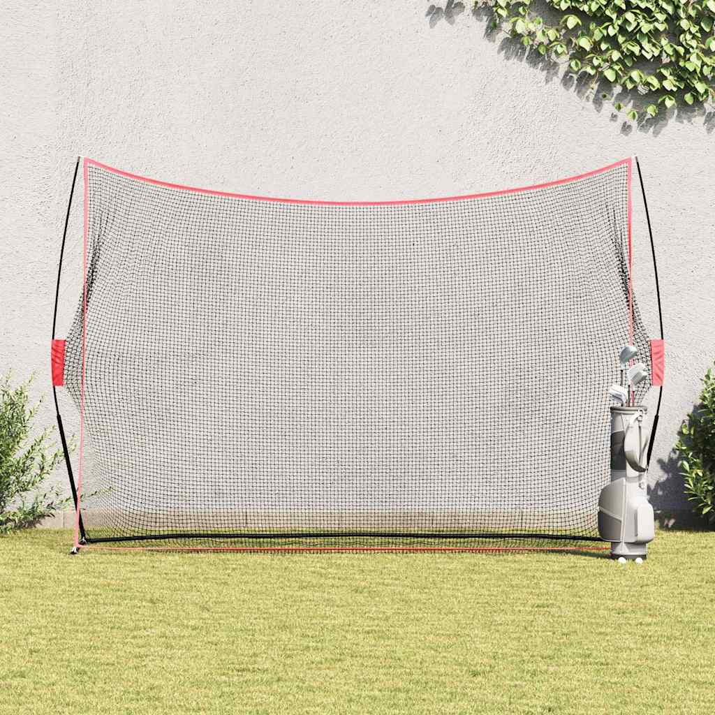 Golf Træningshjælp Sort 314 x 92 x 214 cm Polyester