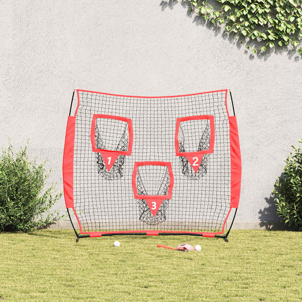 Baseball øvelsesnet Sort 214,5 x 89,5 x 181 cm Polyester