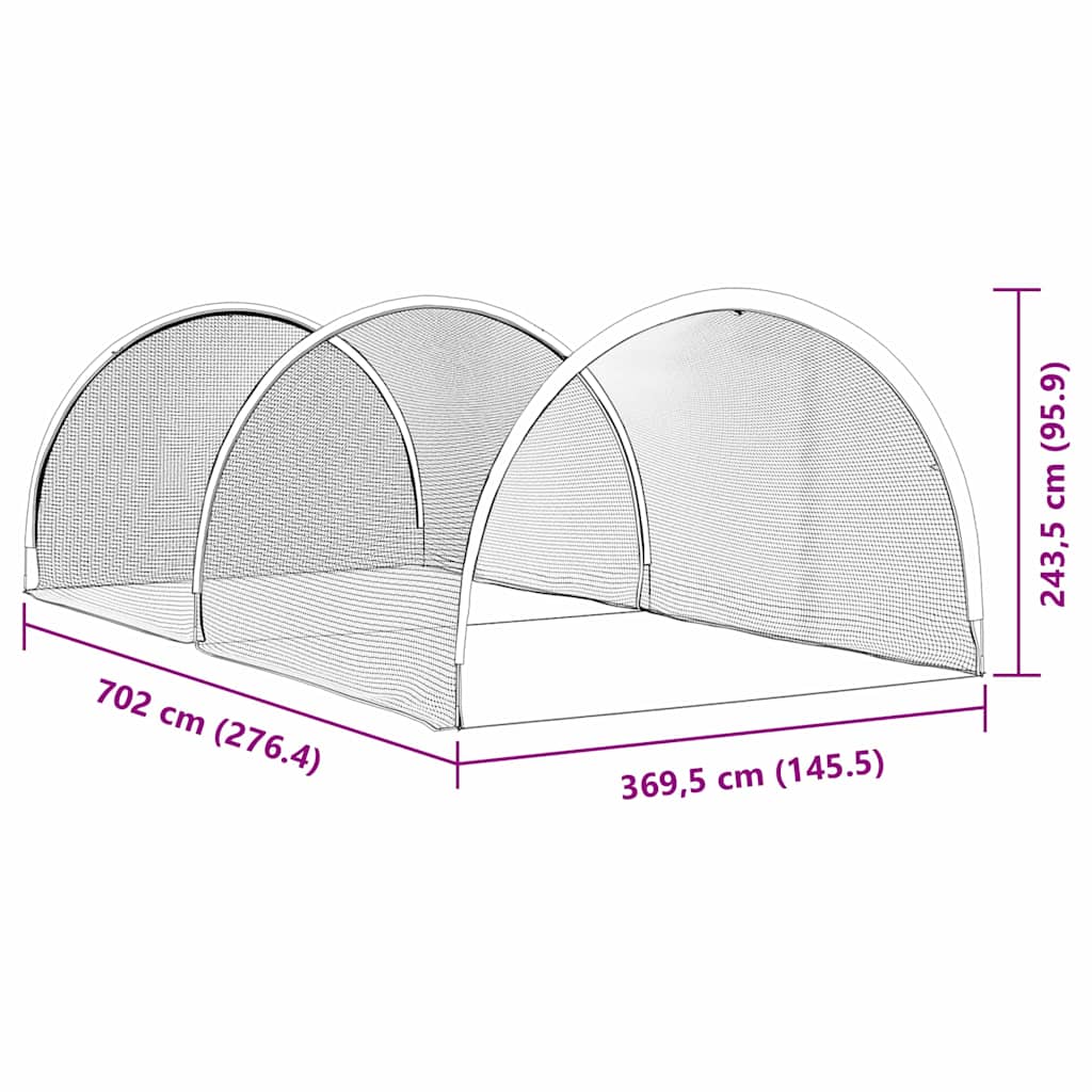 Baseball & Softball Sort 702 x 369,5 x 243,5 cm Polyester