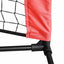 Tennis Net Sort og rød 301 x 90,5 x 87 cm Polyester