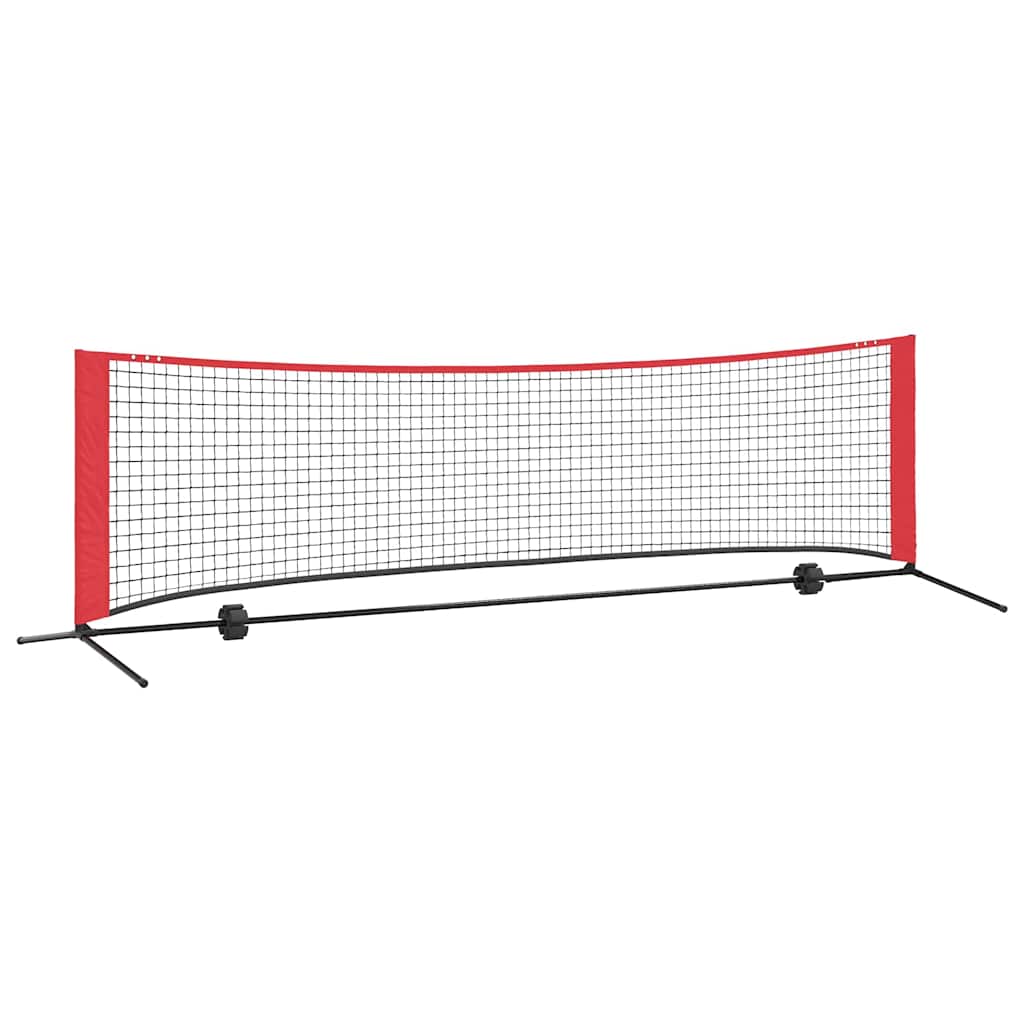 Tennis Net Sort og rød 301 x 90,5 x 87 cm Polyester