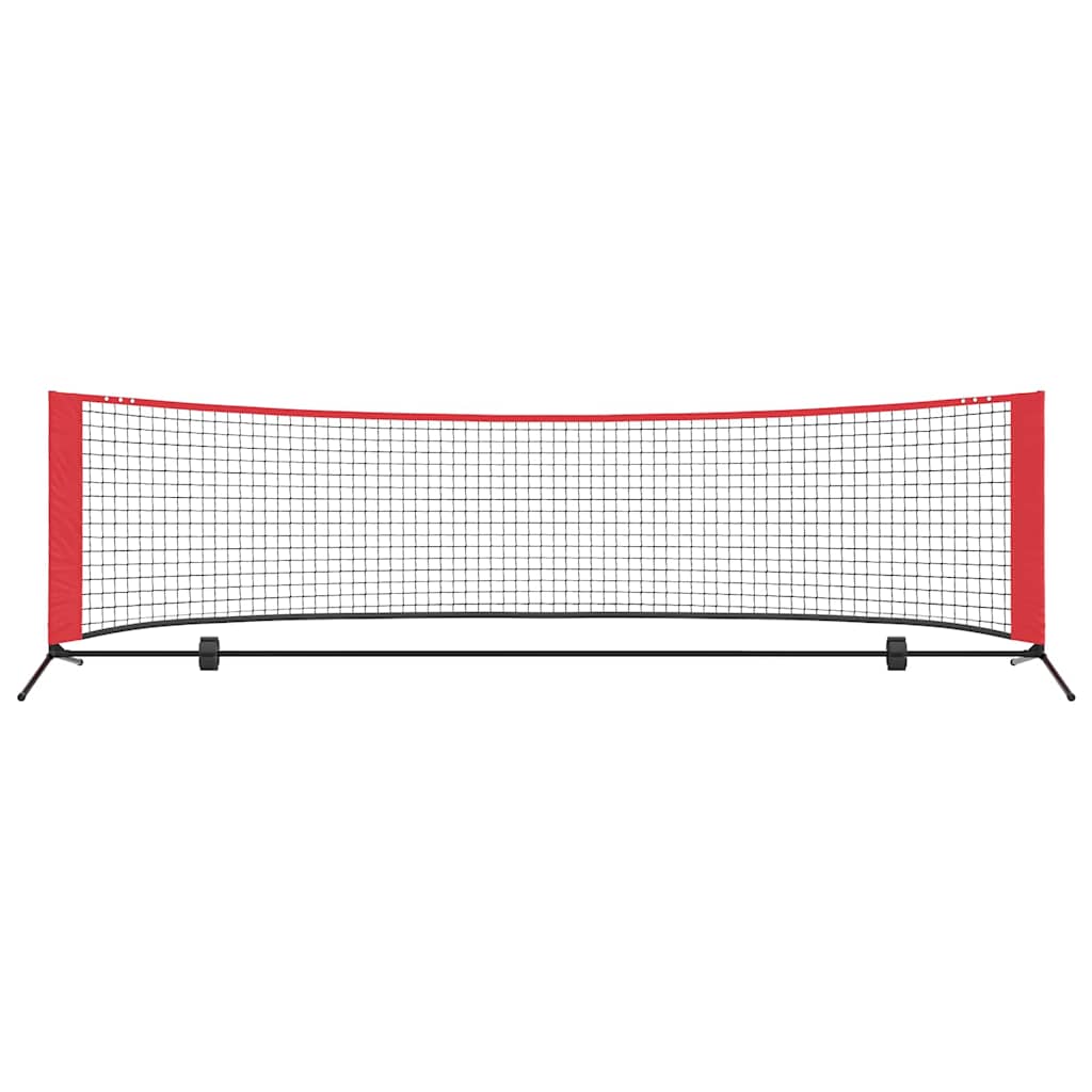 Tennis Net Sort og rød 301 x 90,5 x 87 cm Polyester