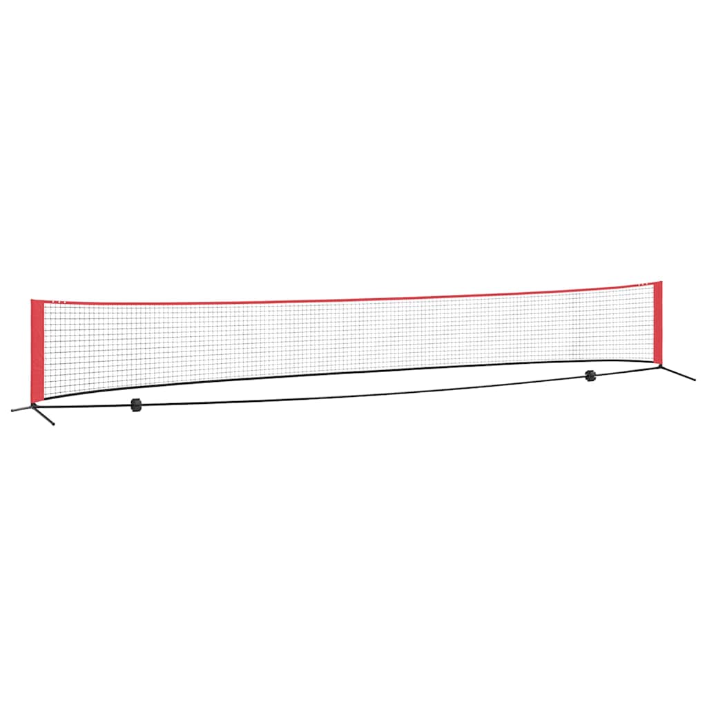 Tennis Net Sort og rød 595 x 90,5 x 87 cm Polyester