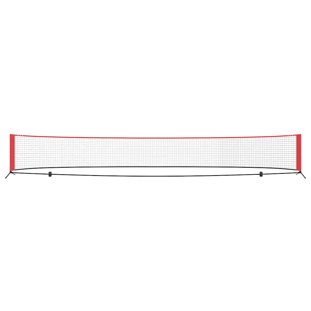 Tennis Net Sort og rød 595 x 90,5 x 87 cm Polyester