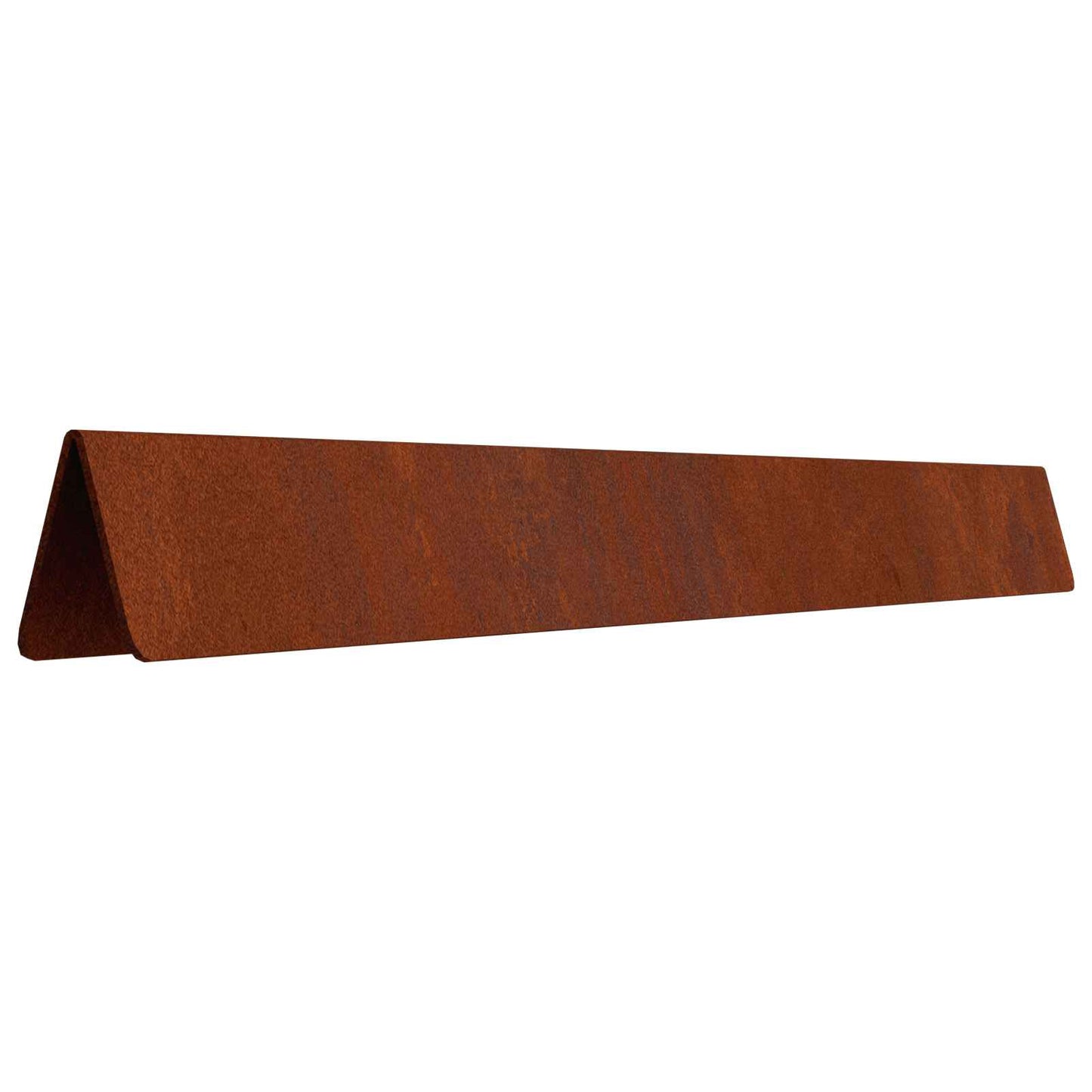 Plænekant 4 stk. 450 x 10 cm Cortenstål Rusten